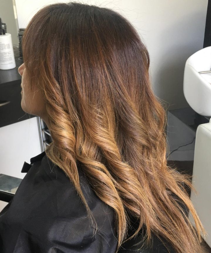 Trabajo real de color y mechas balayage, proyecto web para peluquería Gloria Gabaldón Estilistas